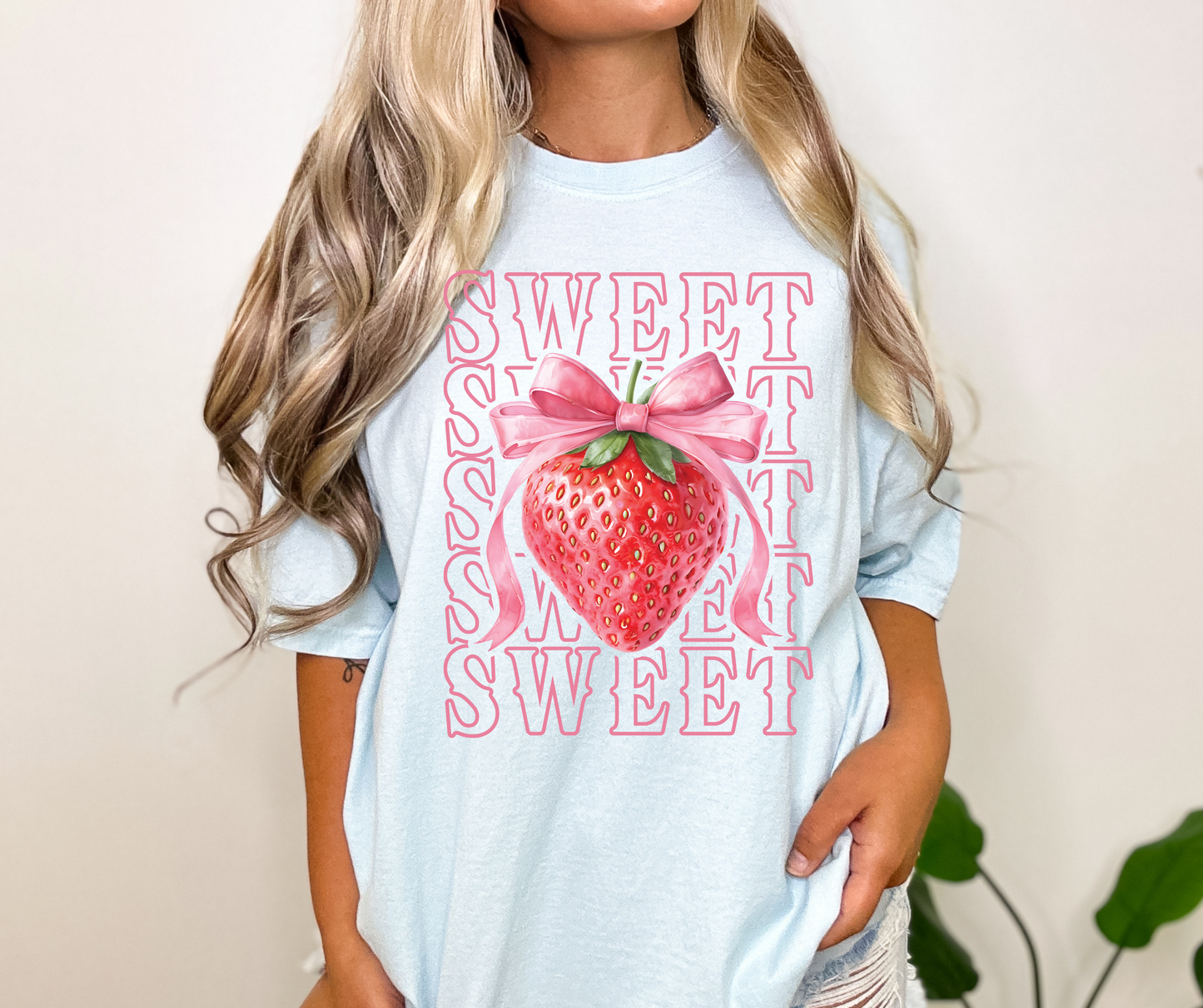 Sweet Strawberry Graphic Tee - SV Boutique & Co.
