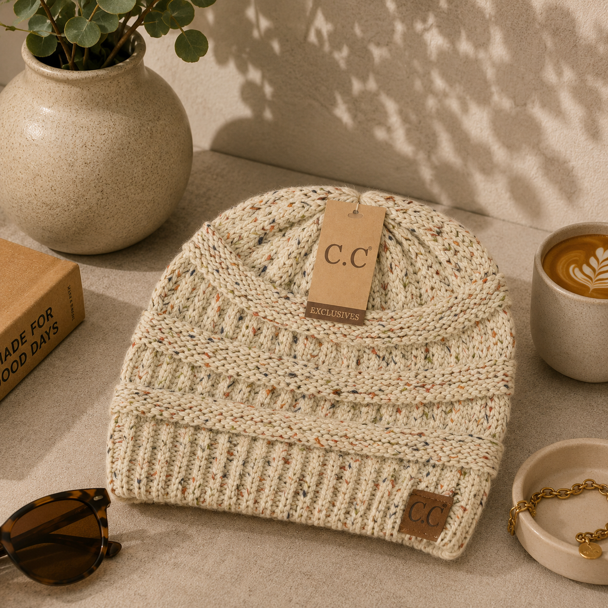 CC Flecked Beanie - SV Boutique & Co.