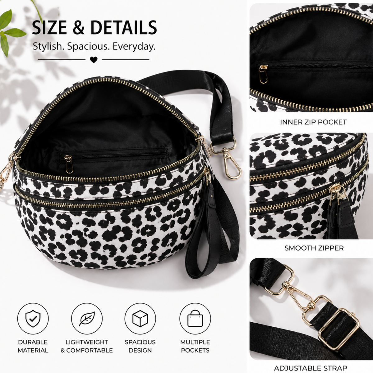 Leopard Crossbody Bag - SV Boutique & Co.