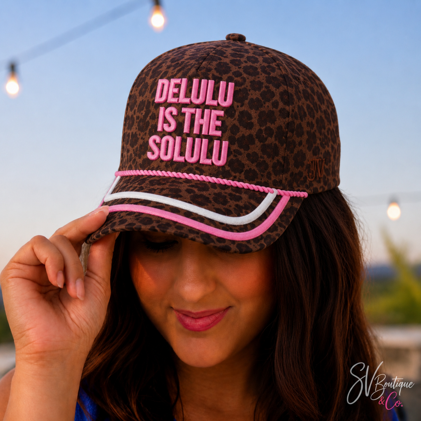 Delulu Is the Solulu Leopard Cap