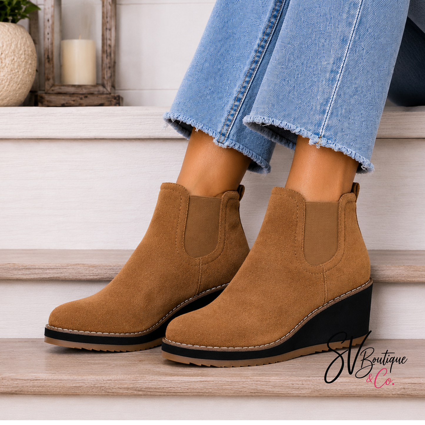 Corky's Love You A Latte Boot – Tobacco Suede - SV Boutique & Co.