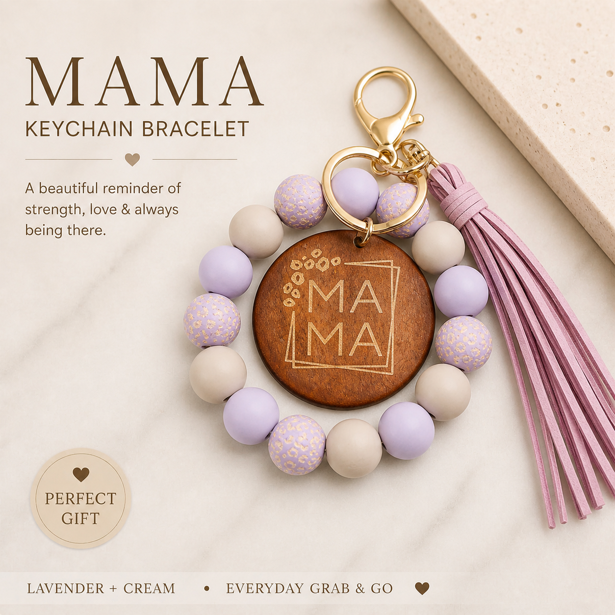 Mama Keychain Bracelet - SV Boutique & Co.