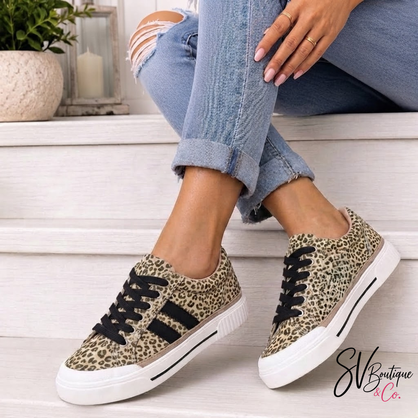 Corkys That’s Her Leopard Sneaker
