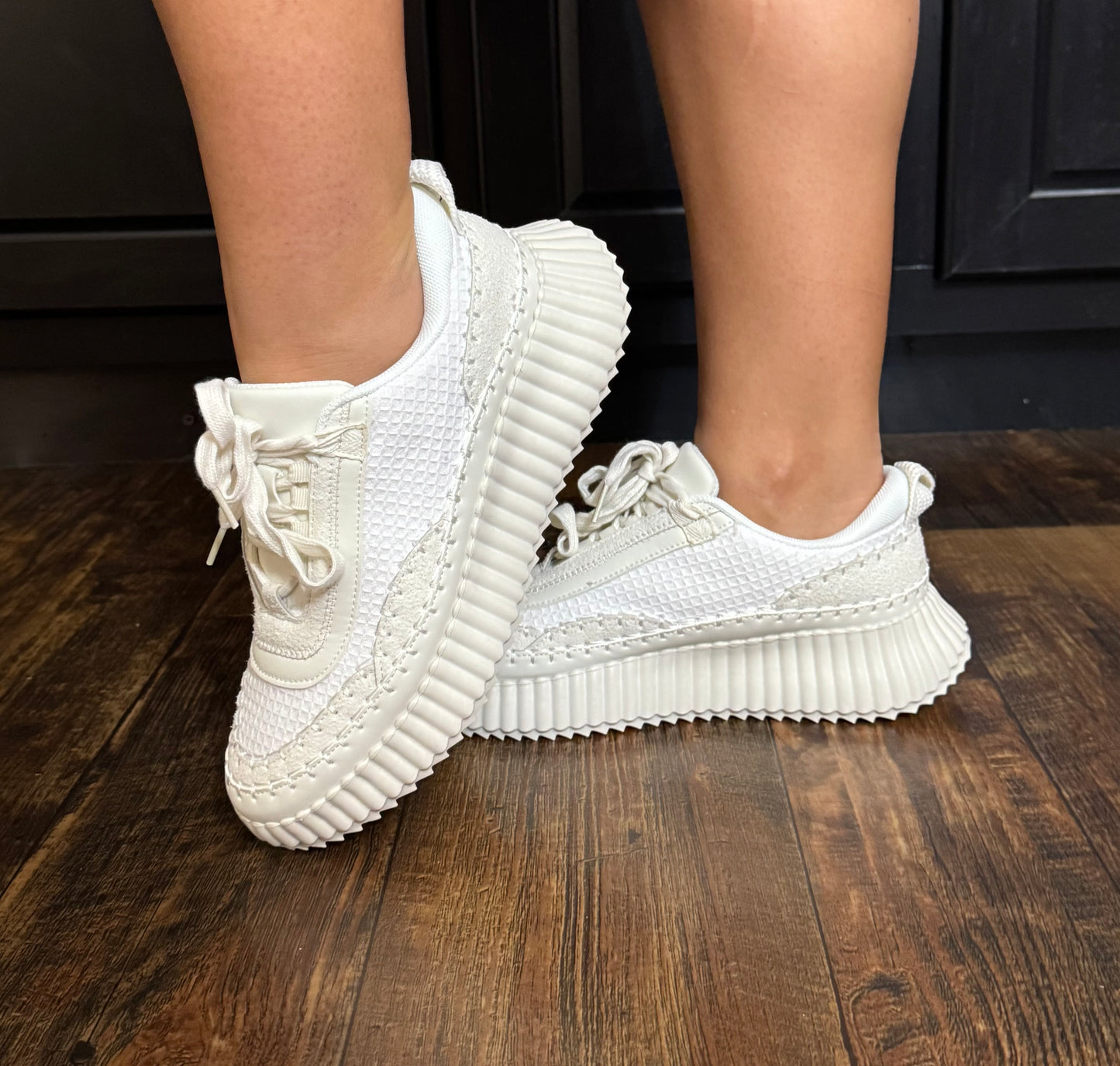 Corkys Adventure Tennis Shoe in White - SV Boutique & Co.