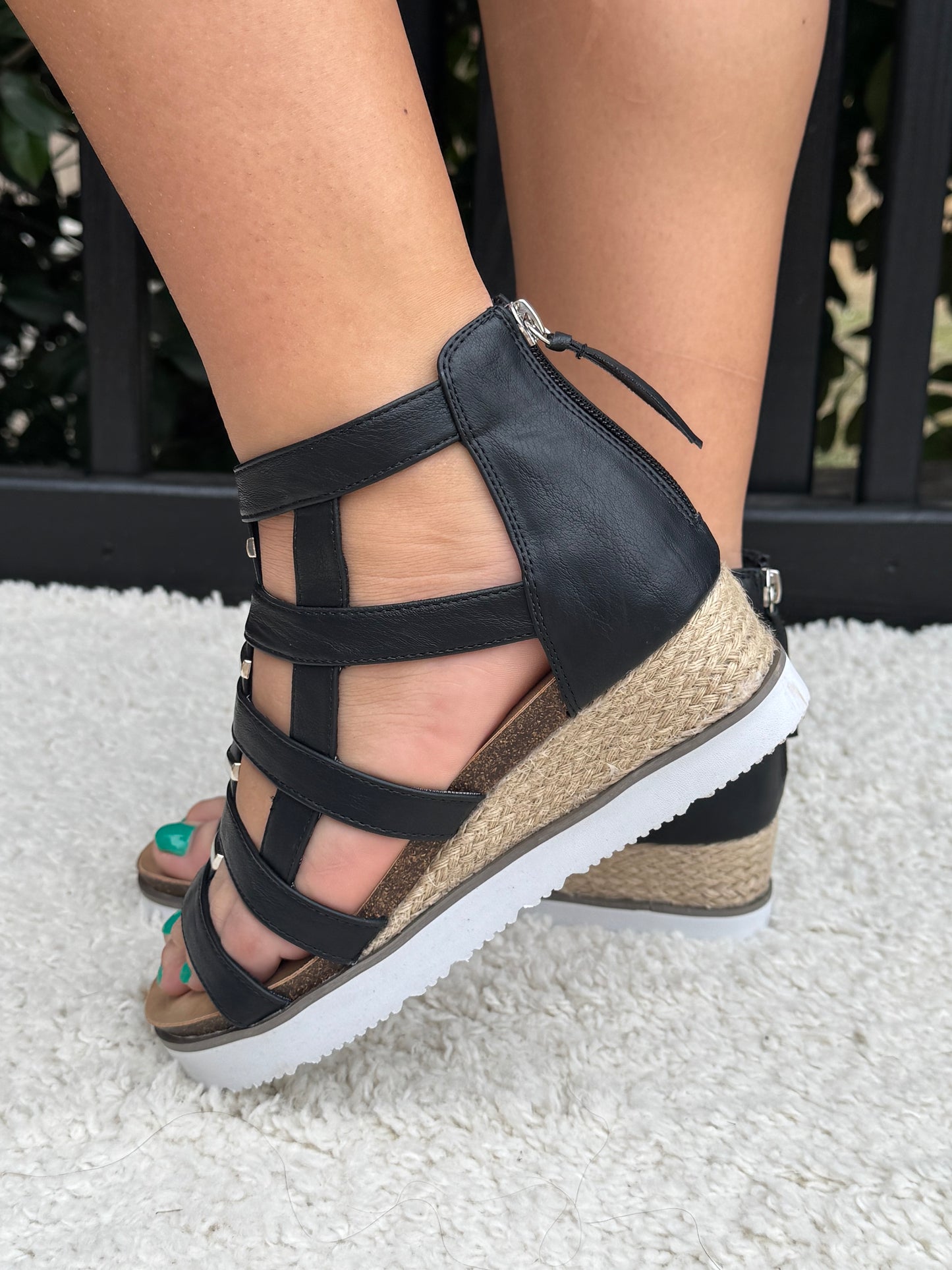 CORKYS CAGED ANIMAL GLADIATOR SANDALS - SV Boutique & Co.