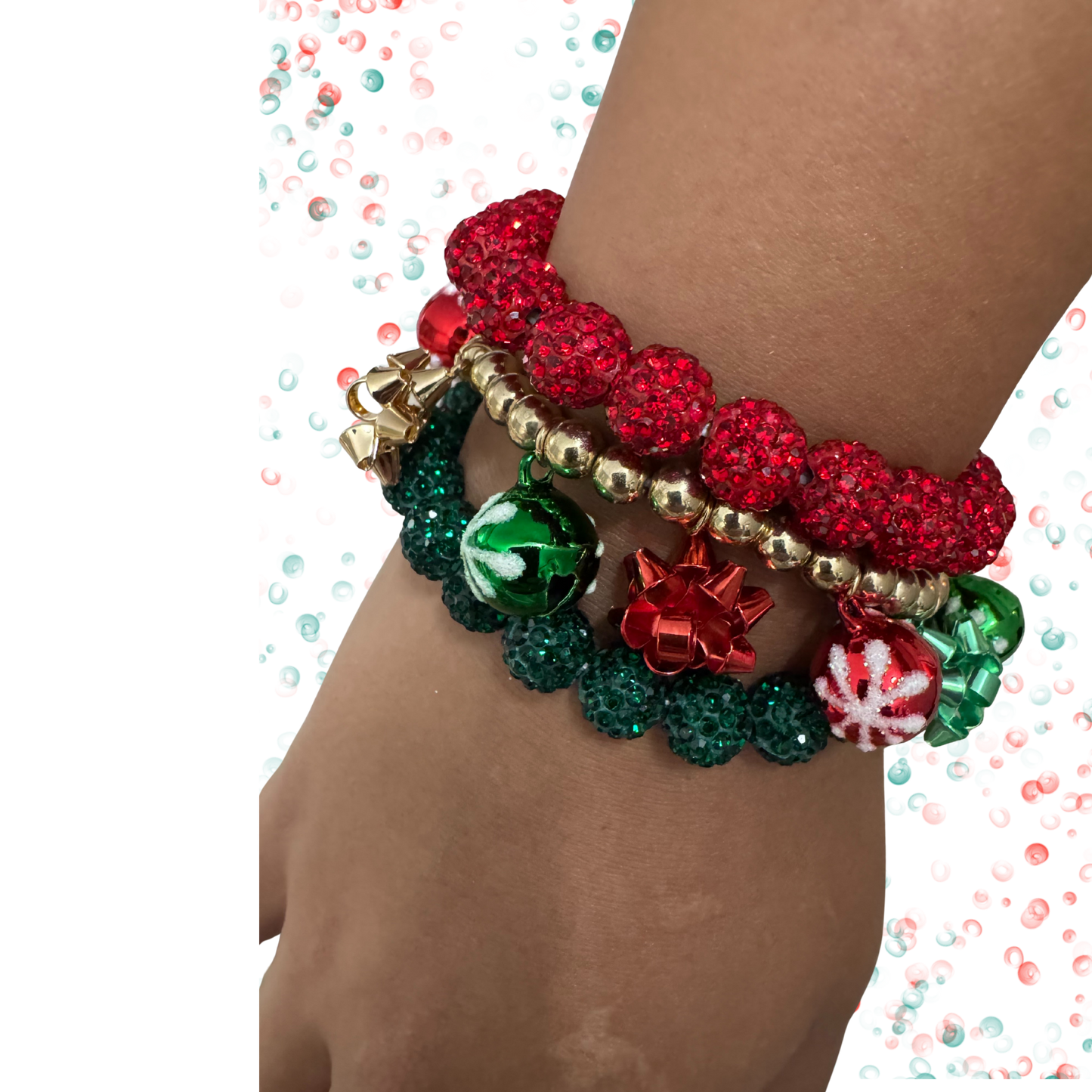 Christmas Cheer 3-Piece Bracelet Set