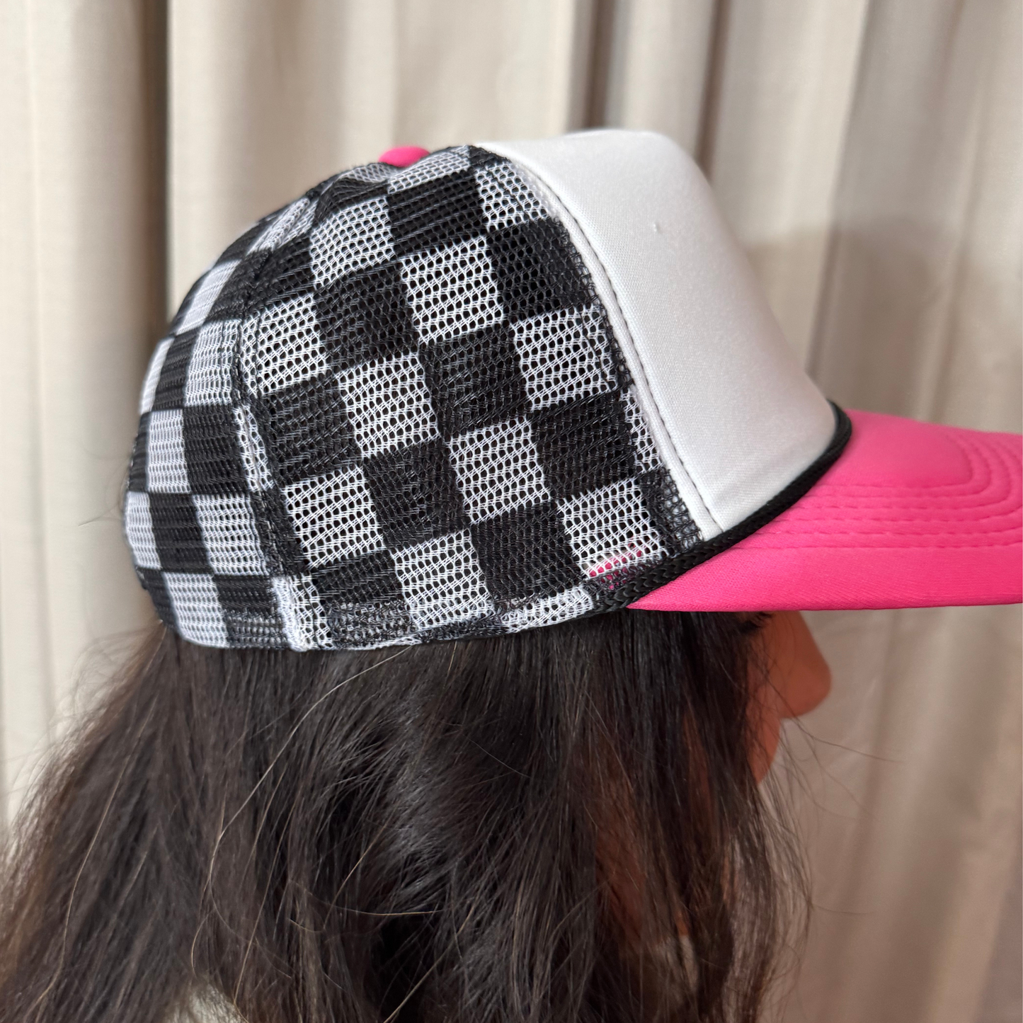 Put It On My Husbands Tab Leopard Trucker Hat