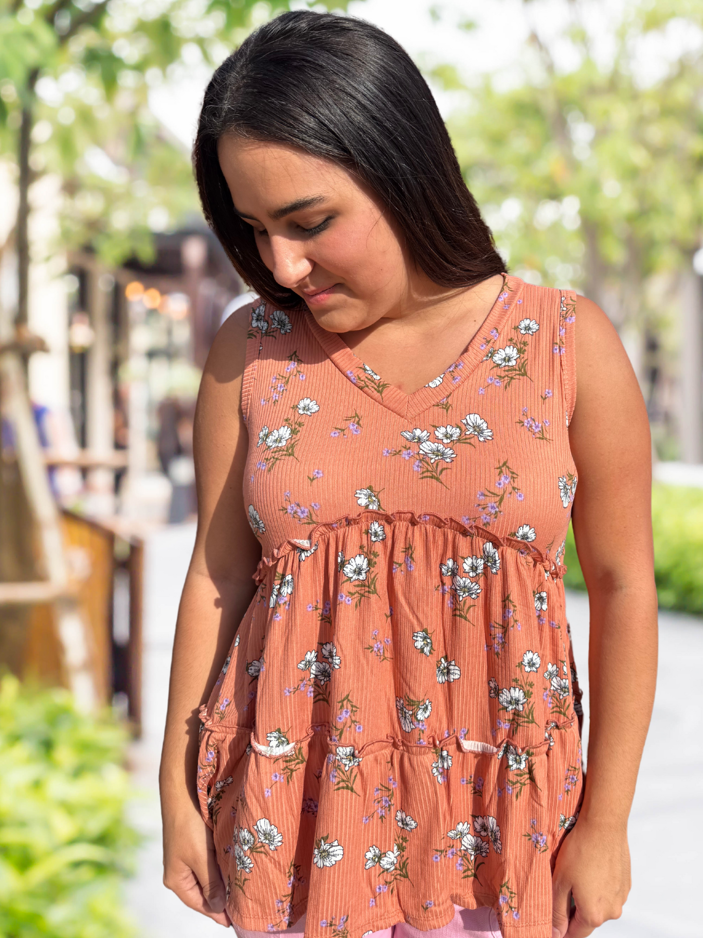 Sweet Pea Babydoll Top By Oddi