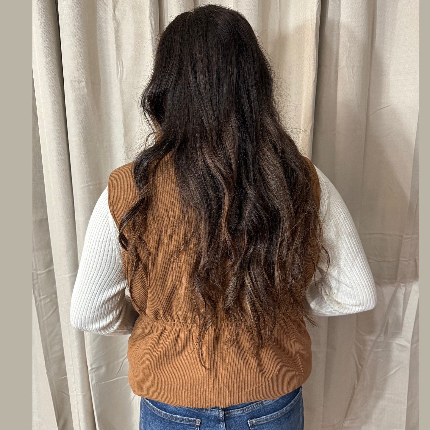 Floral Reversible Puffer Vest