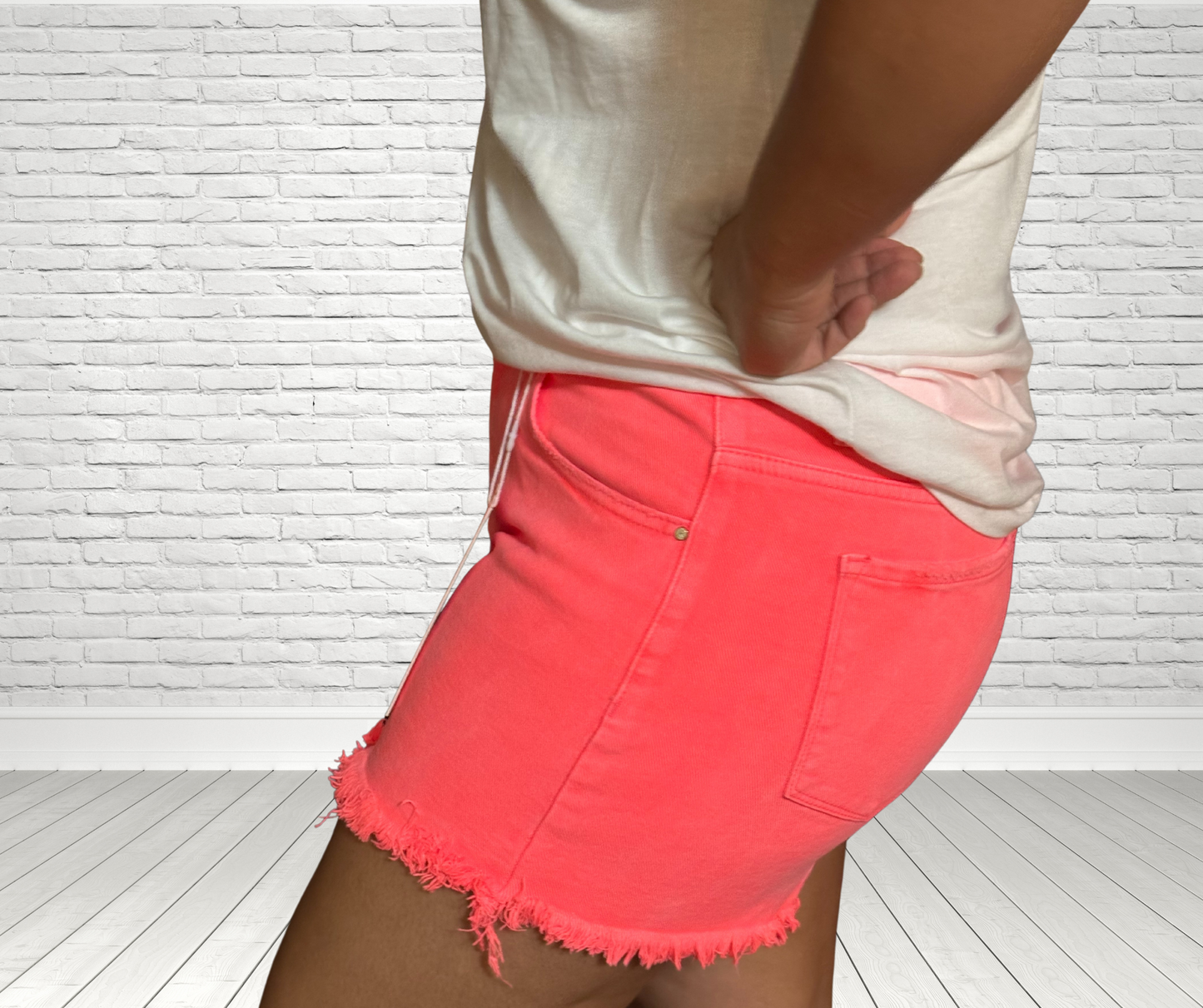 Coral Risen High Rise Tummy Control Shorts - SV Boutique & Co.