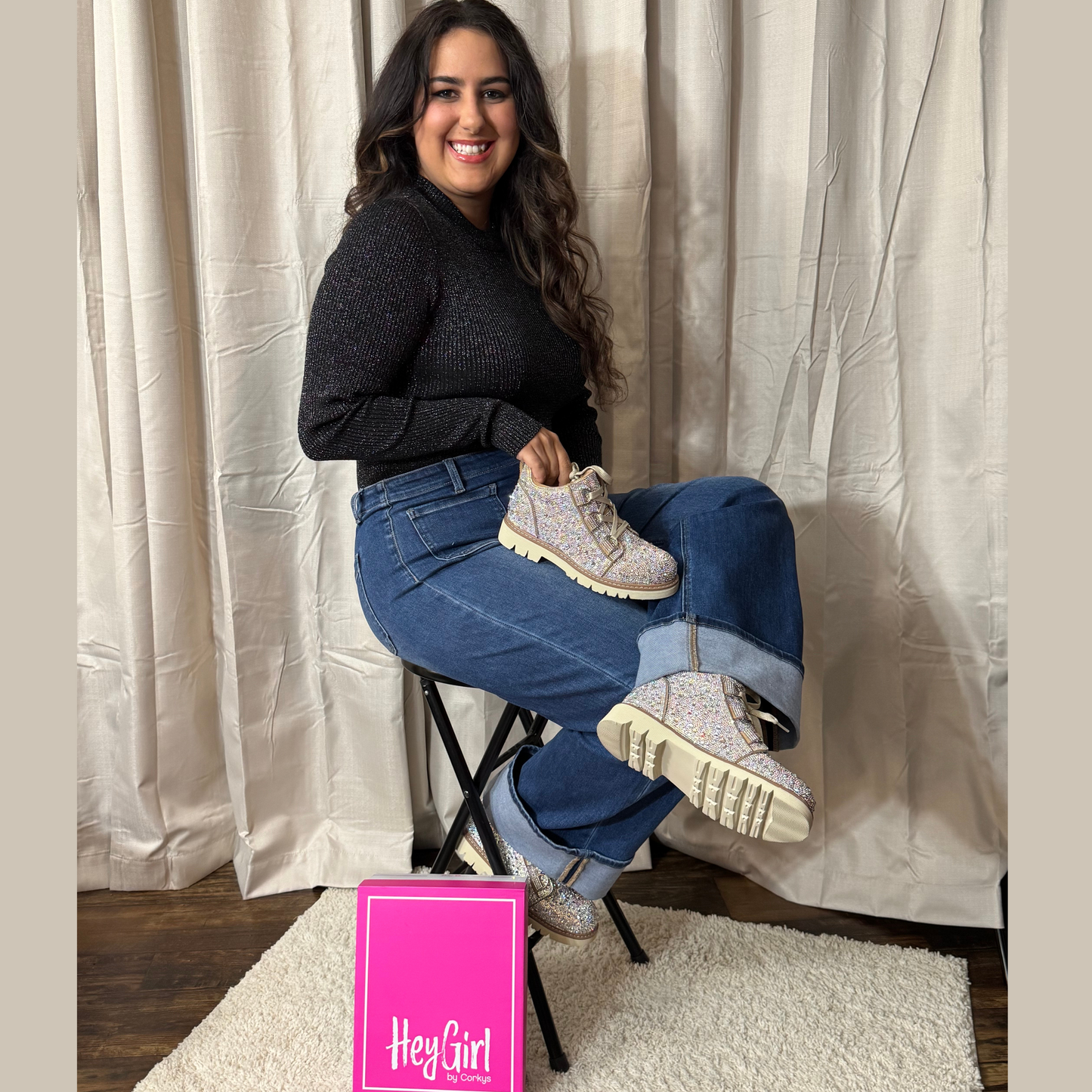 Corkys Campfire Rhinestone Boot