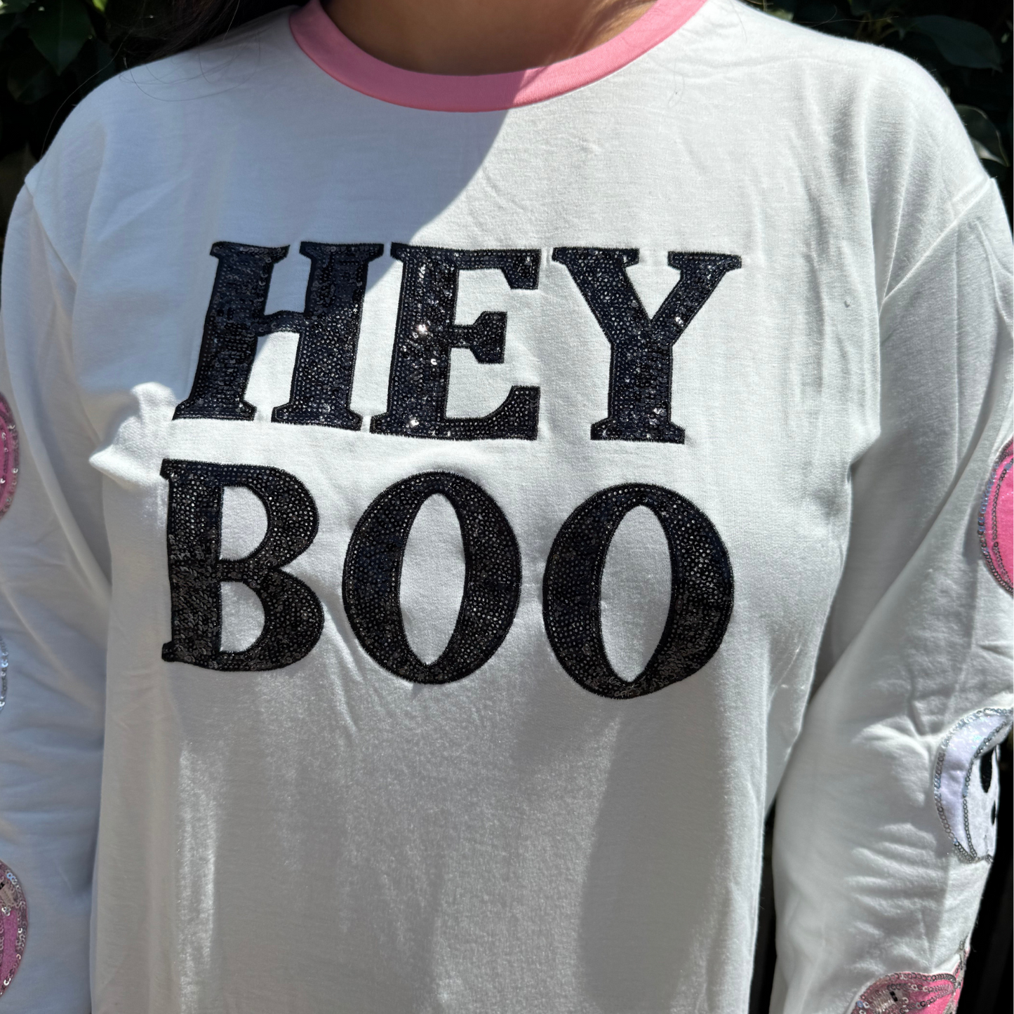 Hey Boo Long Sleeve Top