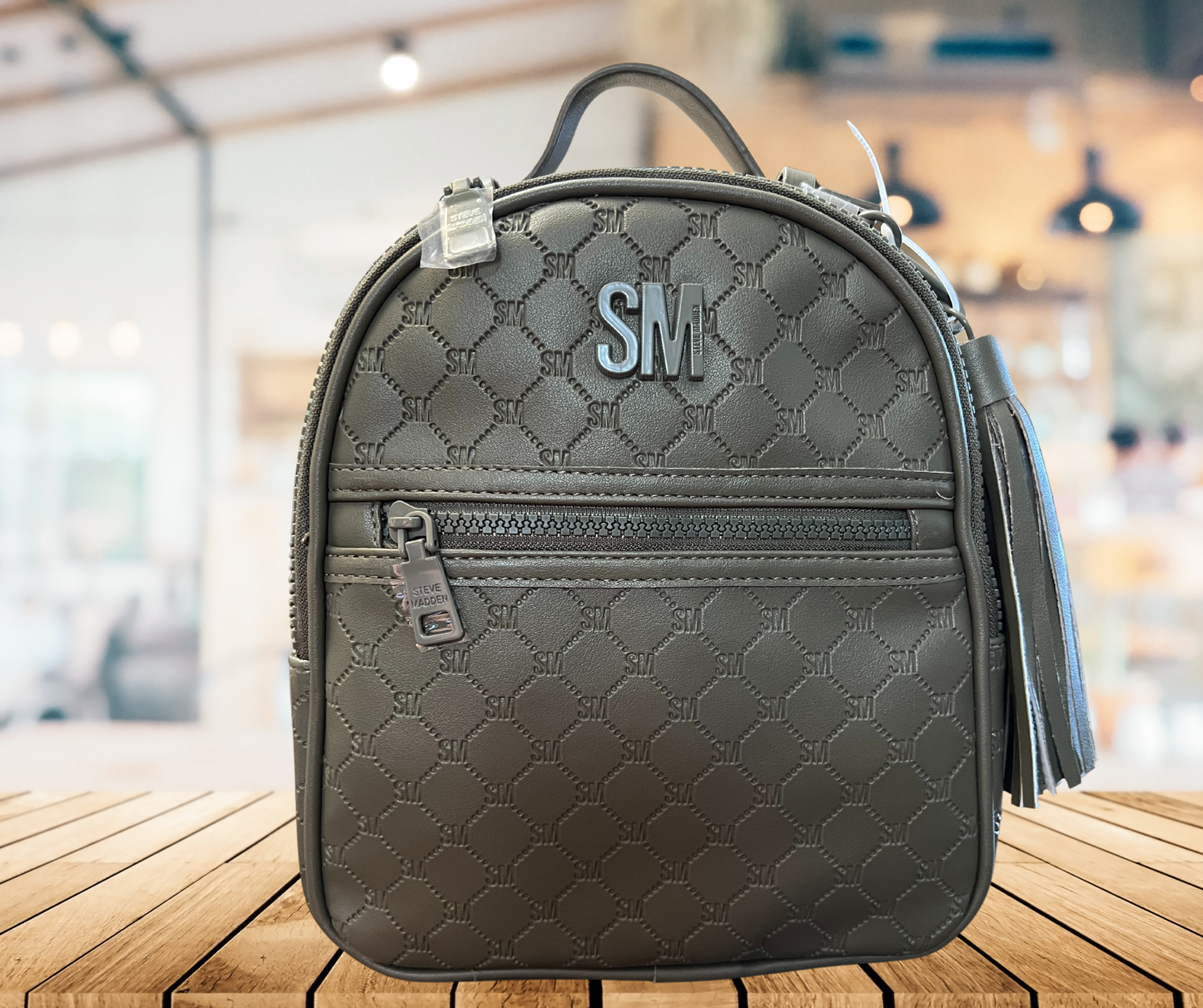 Steve Madden Olive Green Mini Backpack - SV Boutique & Co.