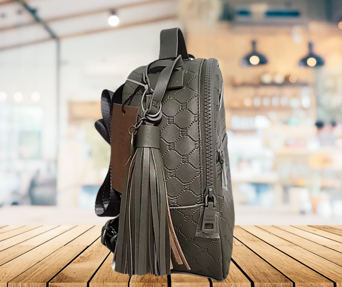 Steve Madden Olive Green Mini Backpack - SV Boutique & Co.