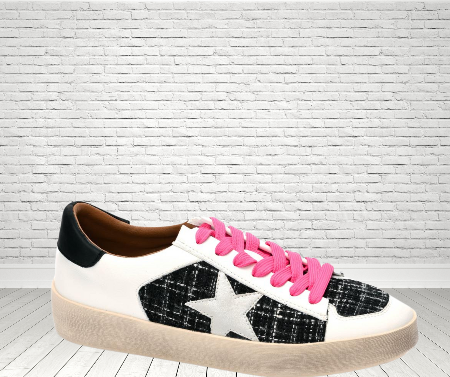 CORKYS ANOTHER ROUND BLACK TWEED SNEAKER - SV Boutique & Co.