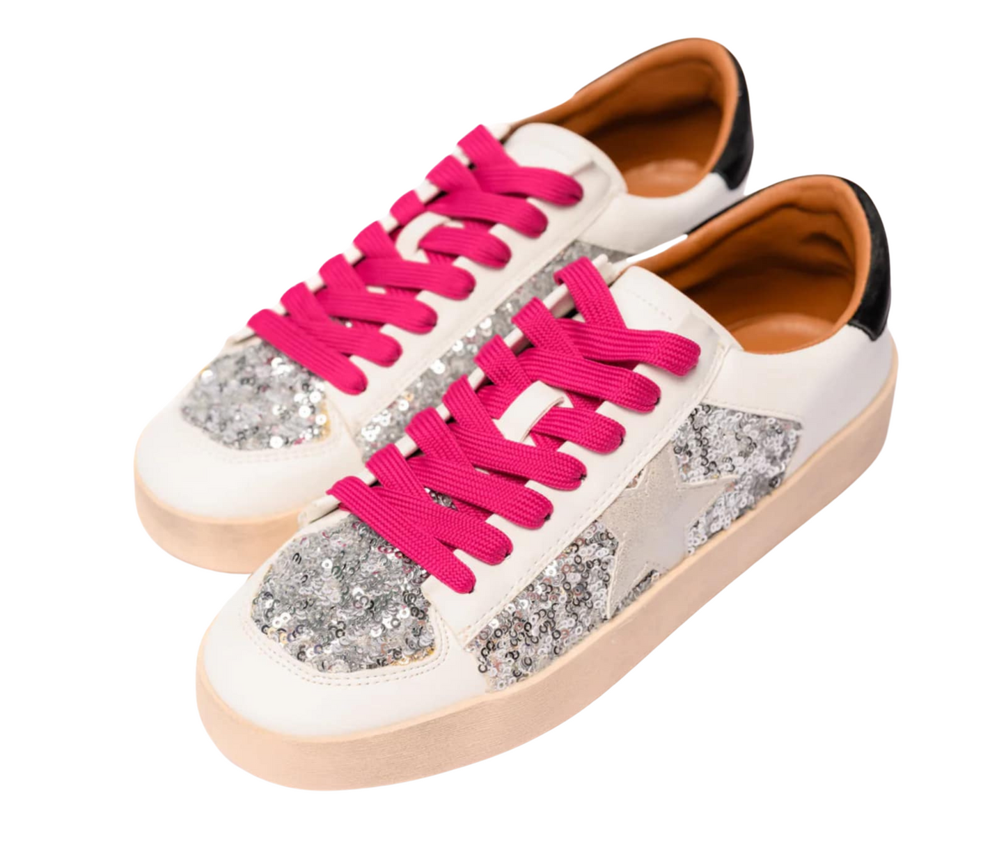 Corkys Silver Sequin Another Round Sneaker - SV Boutique & Co.