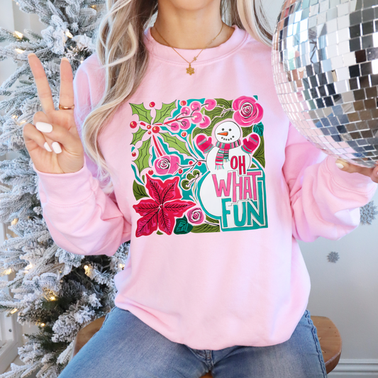 Oh What Fun! Snowman Sweatshirt