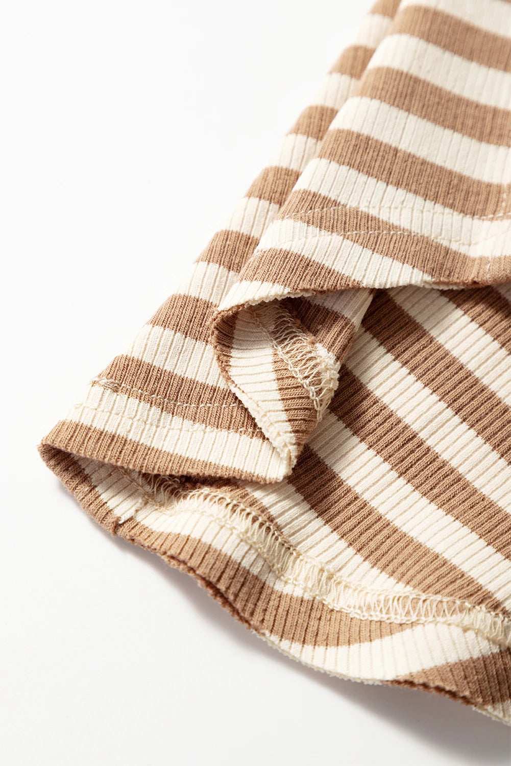 Sleeveless Sand Striped Top - SV Boutique & Co.