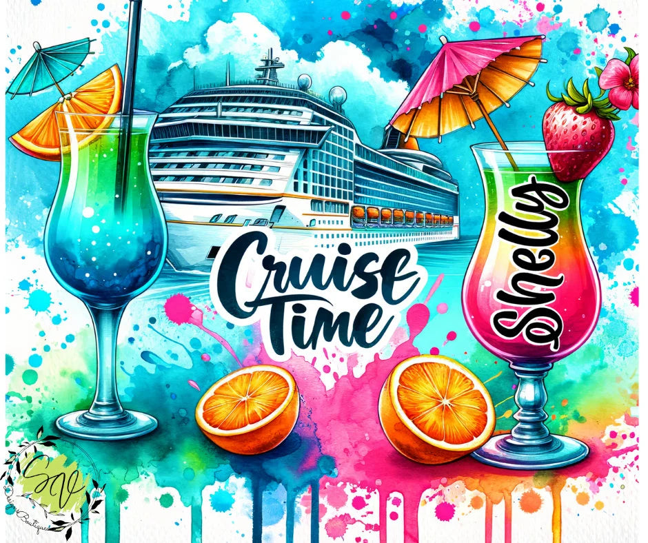 Cruise Time Personalized Tumbler - SV Boutique & Co.