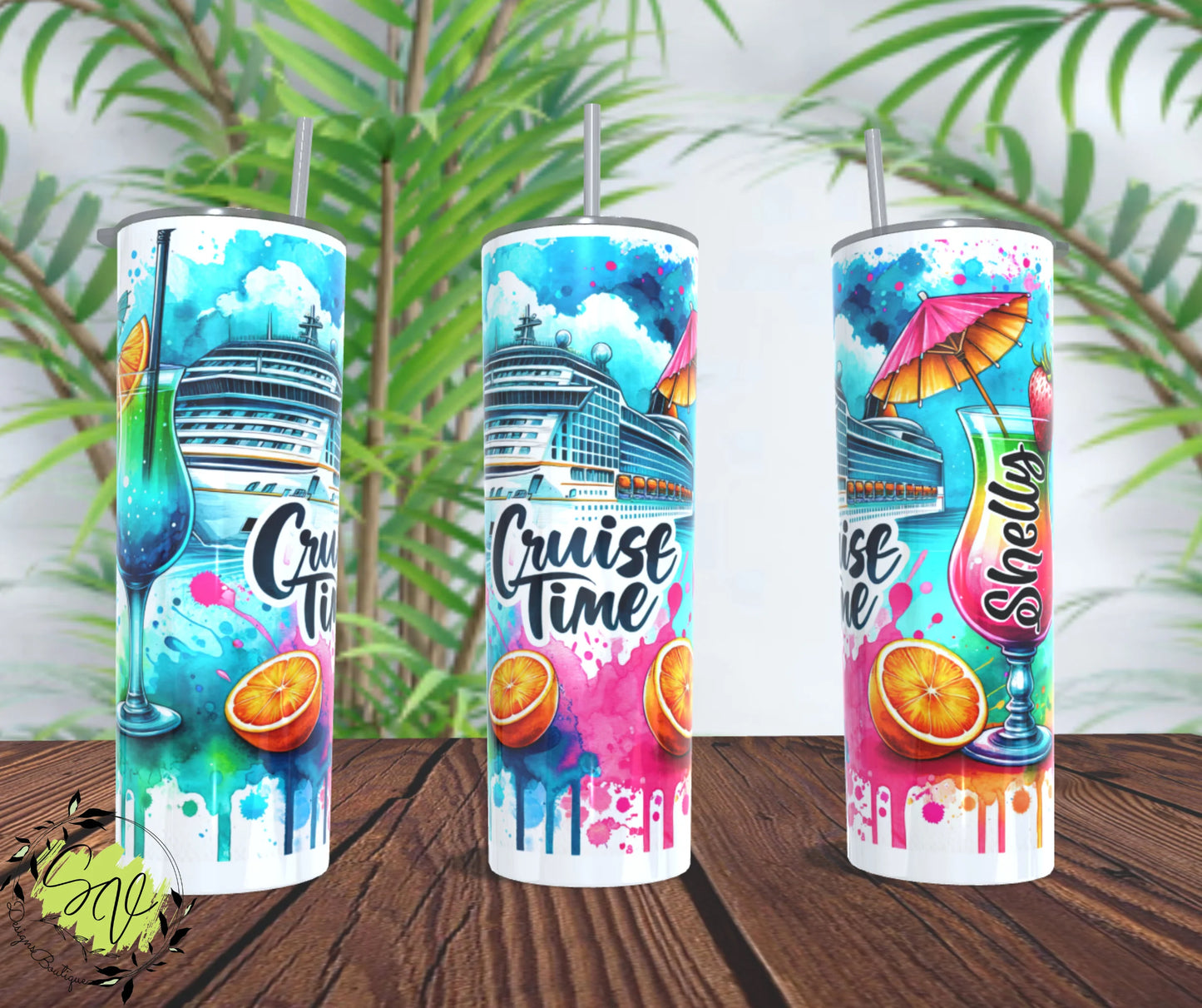 Cruise Time Personalized Tumbler - SV Boutique & Co.