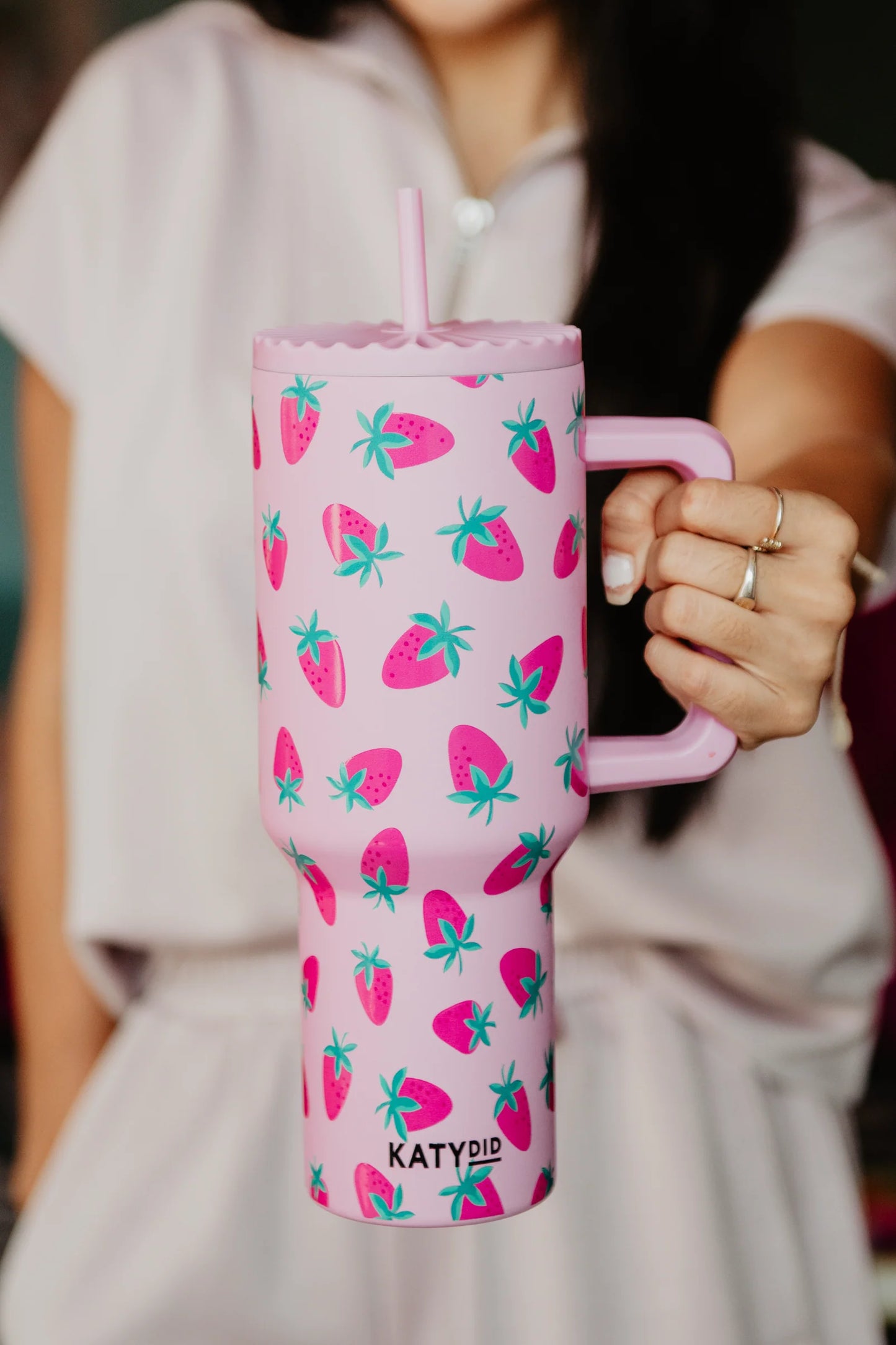 Strawberry 38 oz Tumbler - SV Boutique & Co.