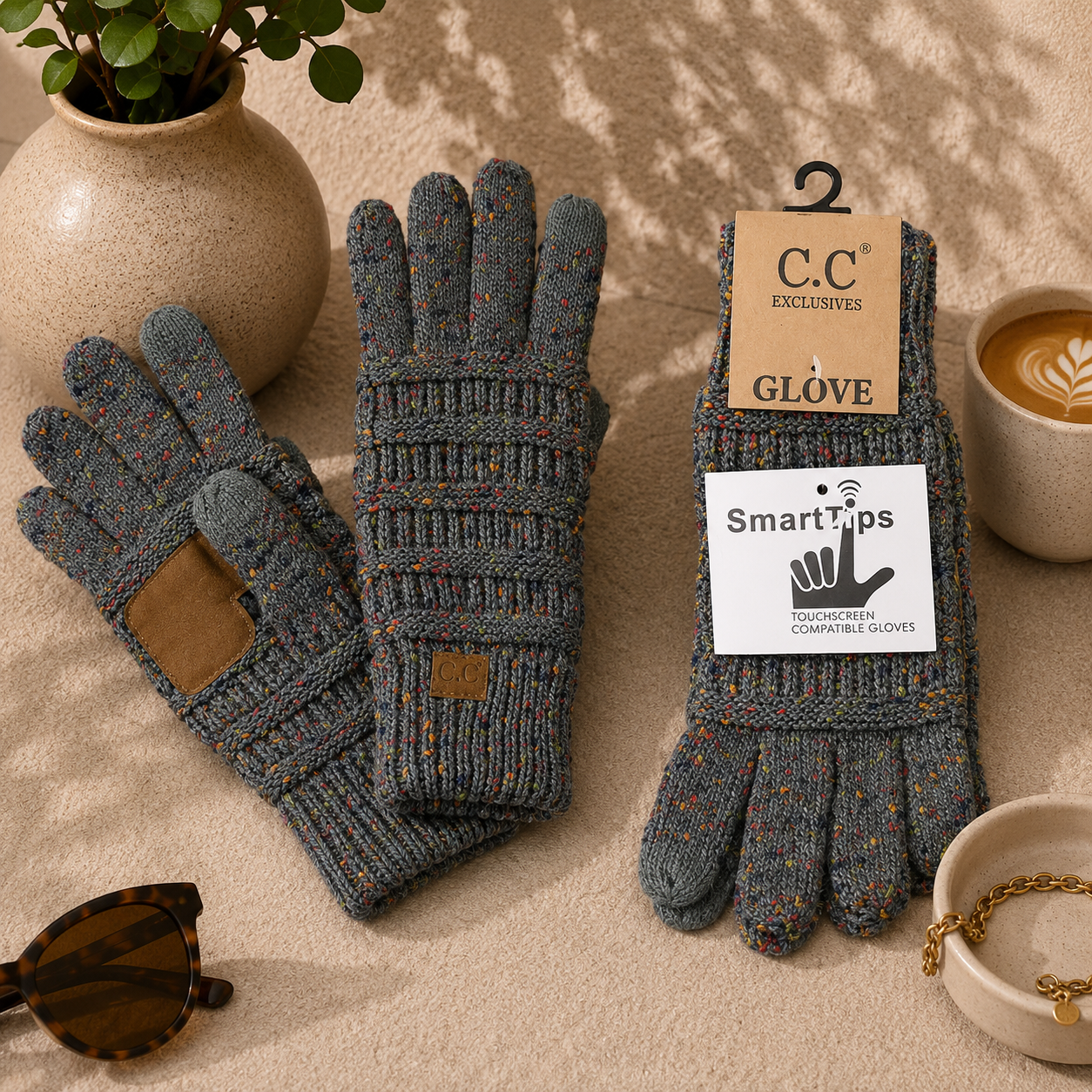 CC Flecked Gloves