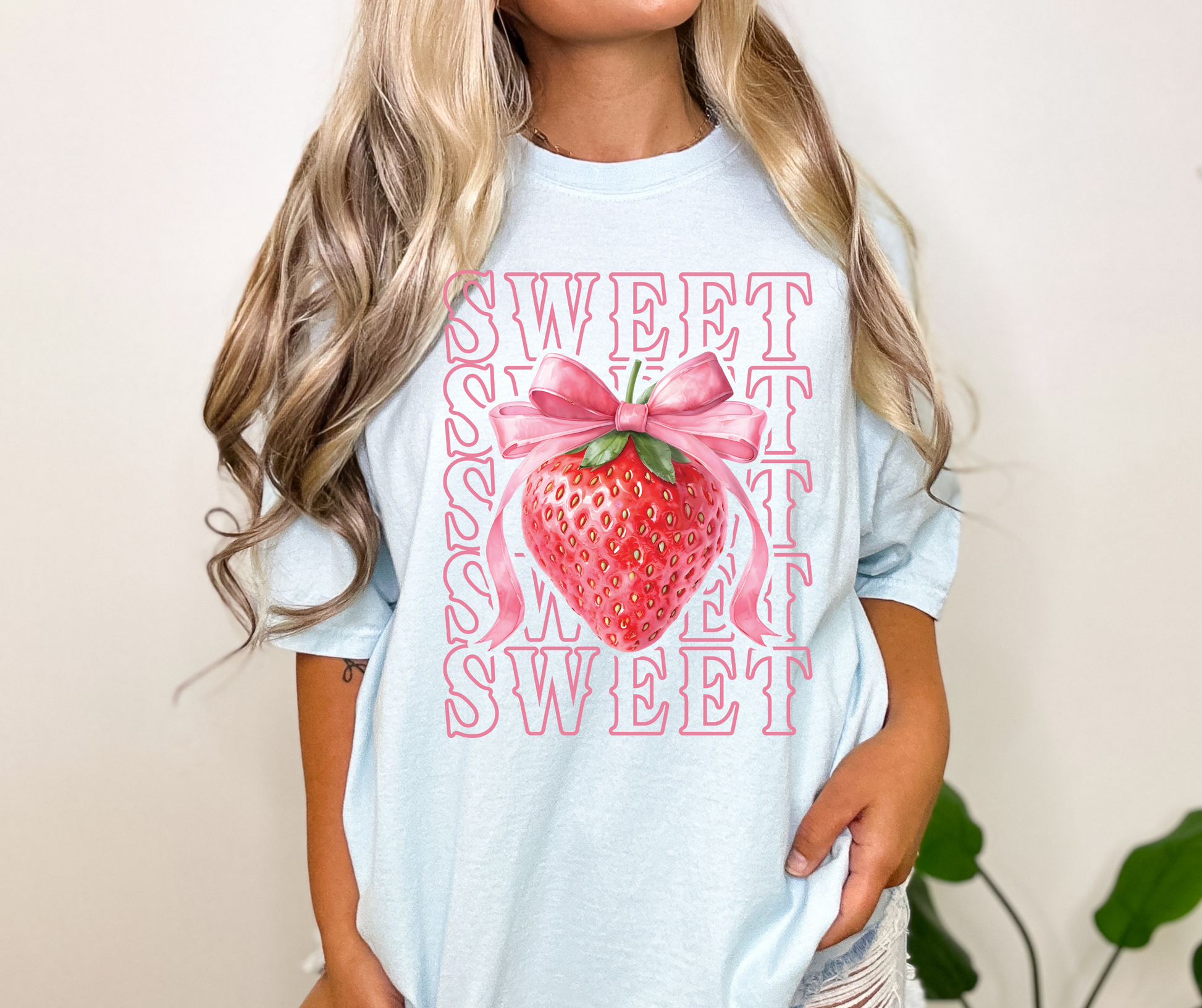 Sweet Strawberry Graphic Tee - SV Boutique & Co.