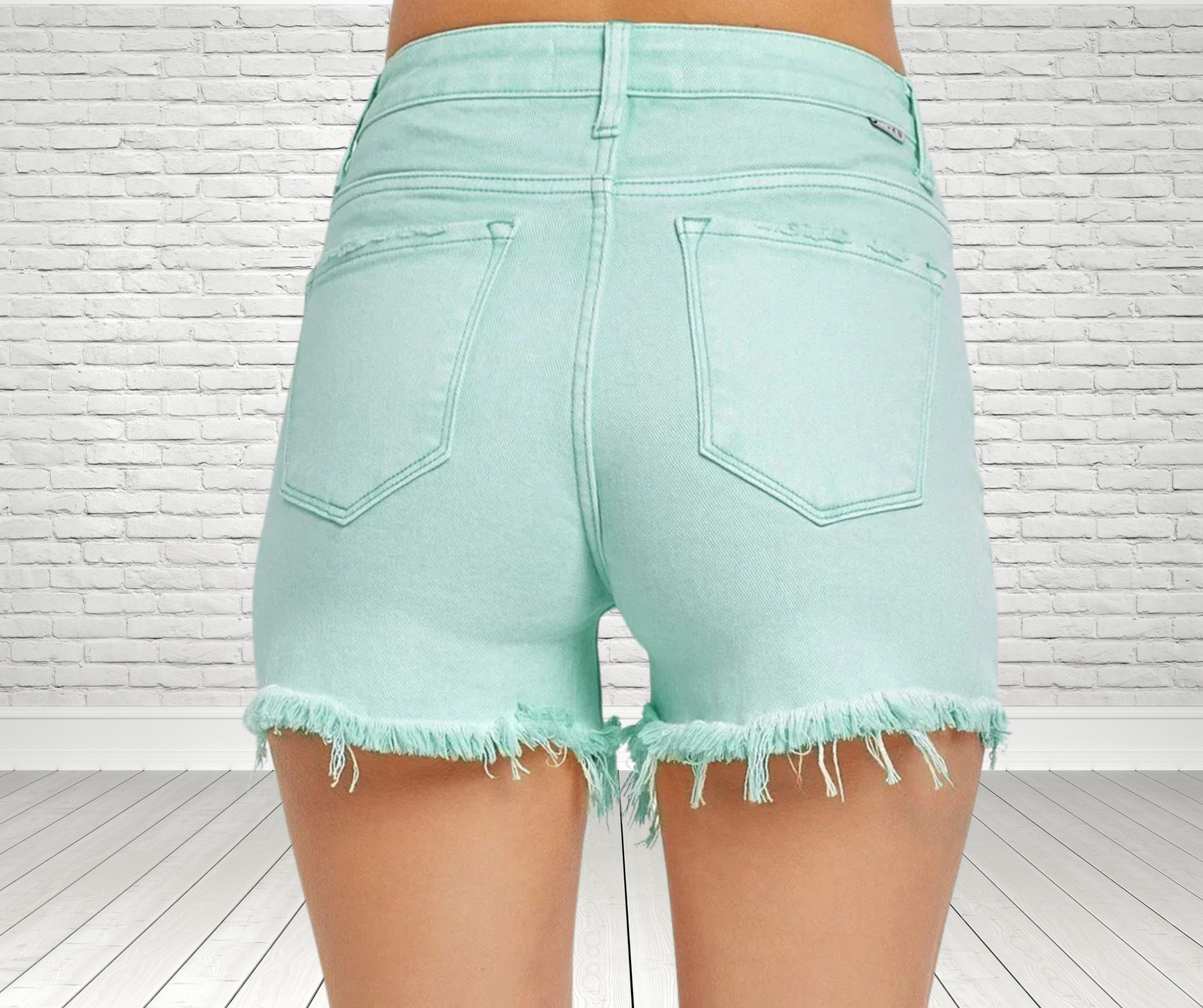 Mint Risen High Rise Tummy Control Shorts - SV Boutique & Co.