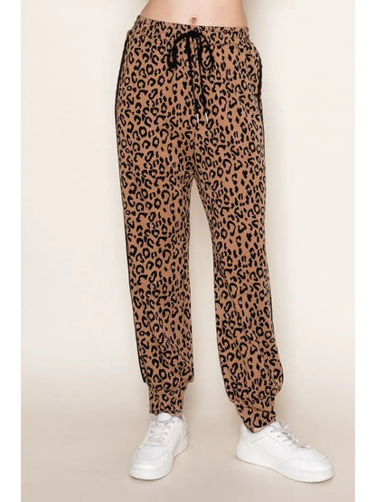 Leopard Luxe Knit Jogger Set from White Birch