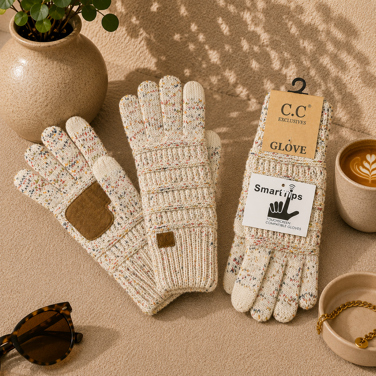 CC Flecked Gloves
