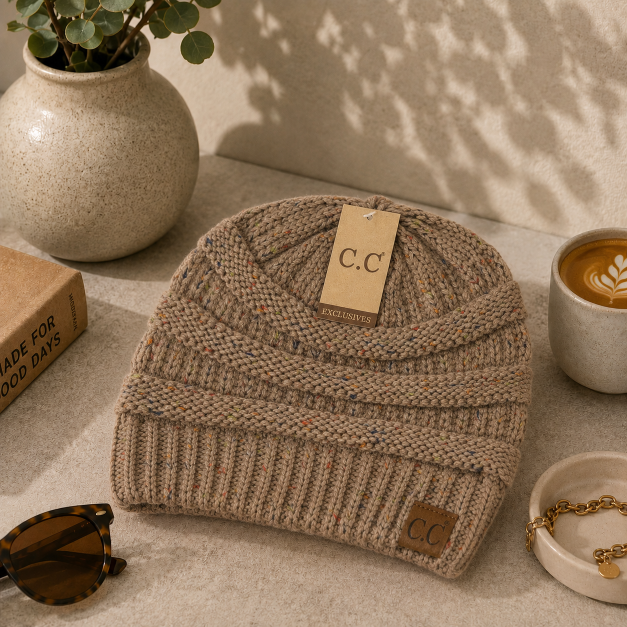 CC Flecked Beanie - SV Boutique & Co.