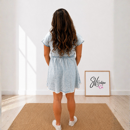 Denim Mini Dress - SV Boutique & Co.
