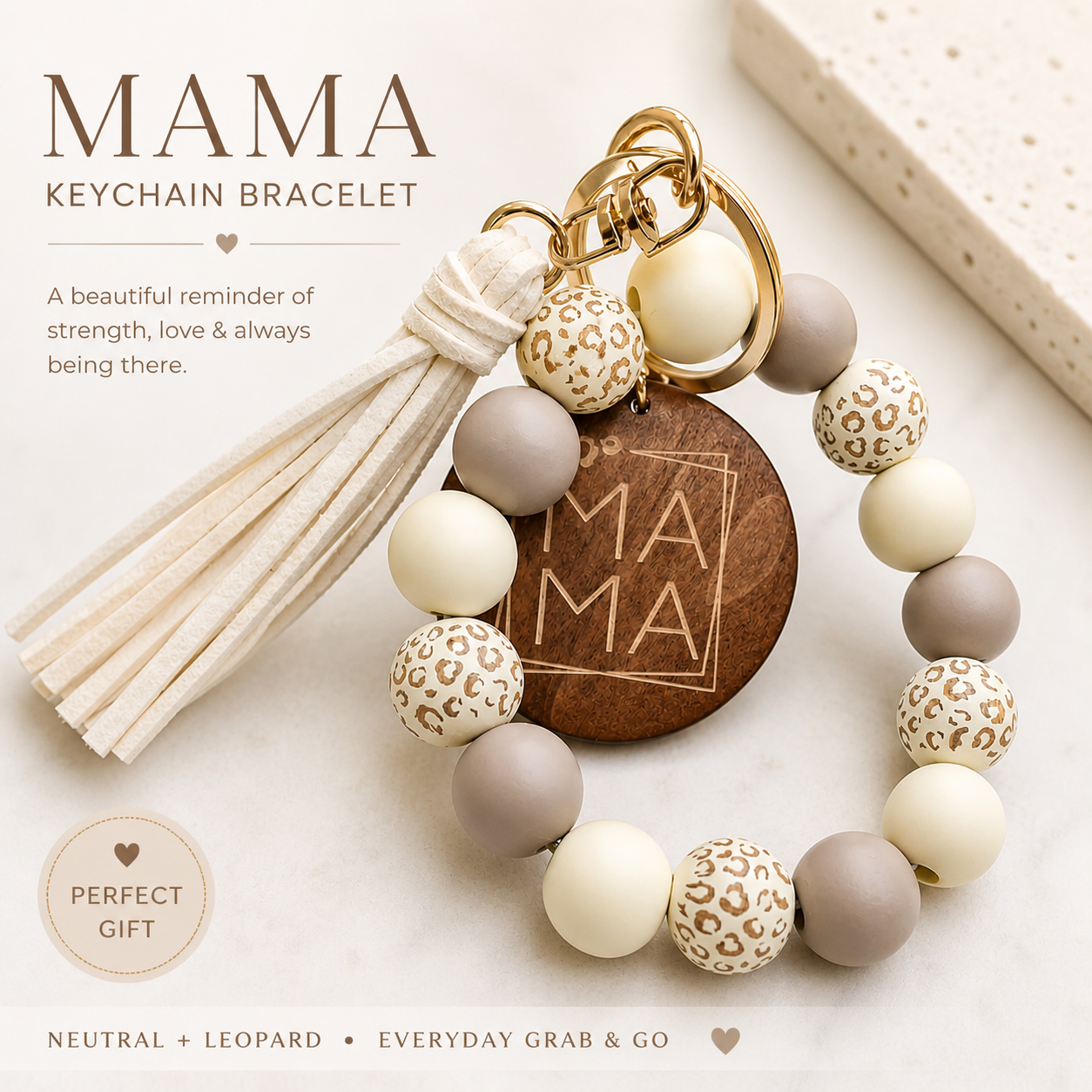 Mama Keychain Bracelet - SV Boutique & Co.
