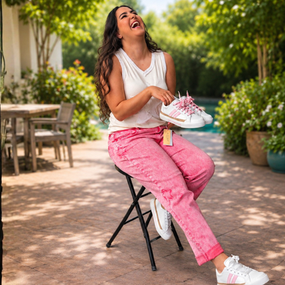 Corkys Thats Her Light Pink Sneaker - SV Boutique & Co.