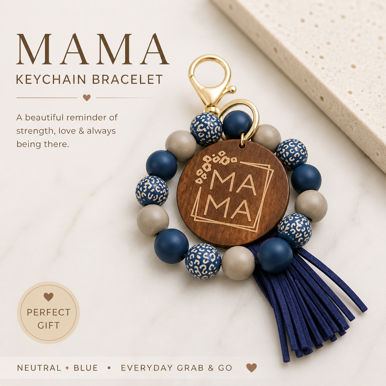 Mama Keychain Bracelet - SV Boutique & Co.