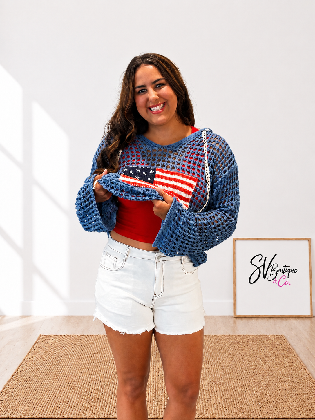 Stars, Stripes & Chill Hoodie Sweater - SV Boutique & Co.