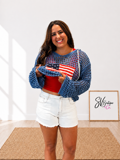 Stars, Stripes & Chill Hoodie Sweater - SV Boutique & Co.