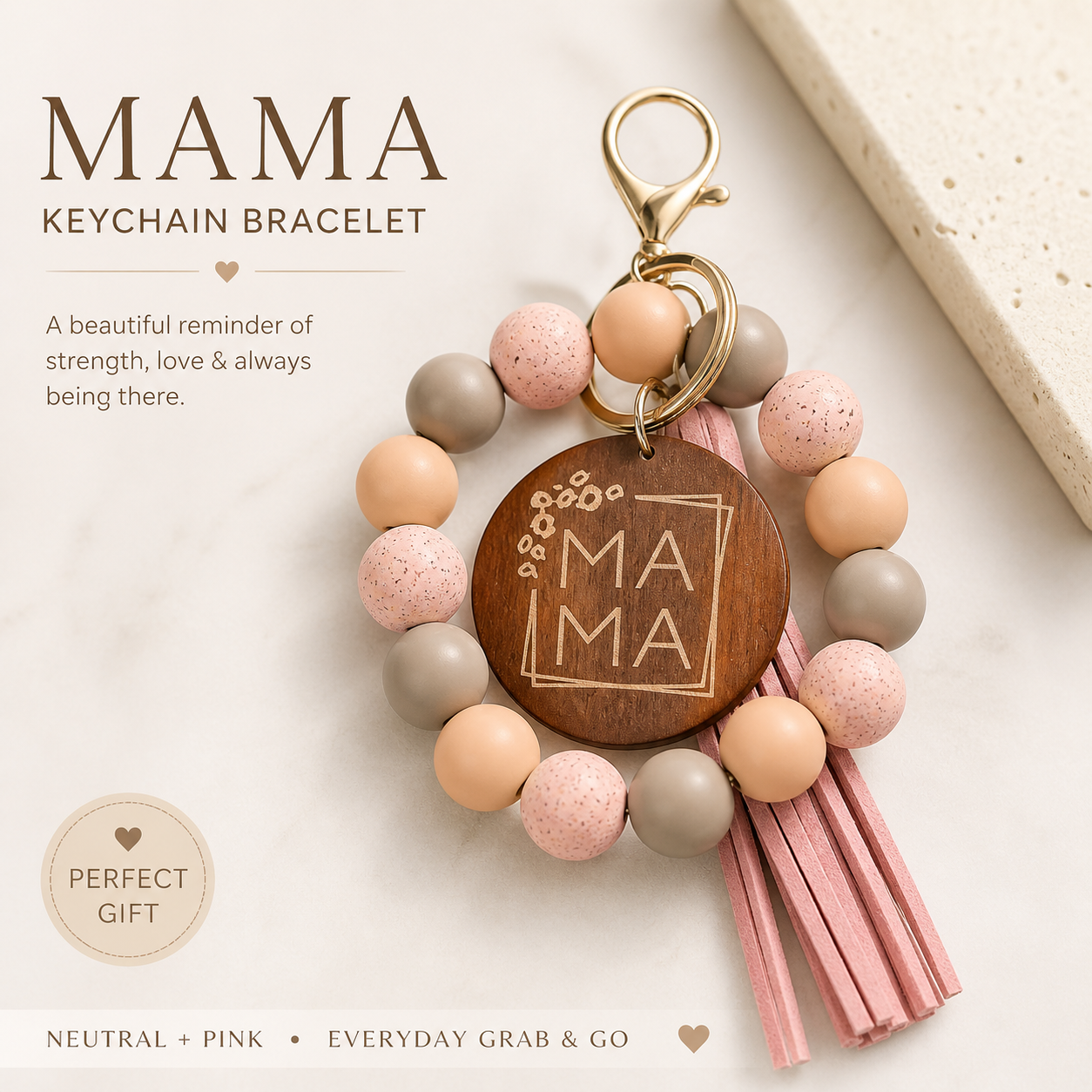 Mama Keychain Bracelet - SV Boutique & Co.