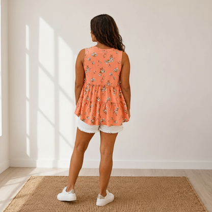 Sweet Pea Babydoll Top By Oddi FINAL SALE - SV Boutique & Co.