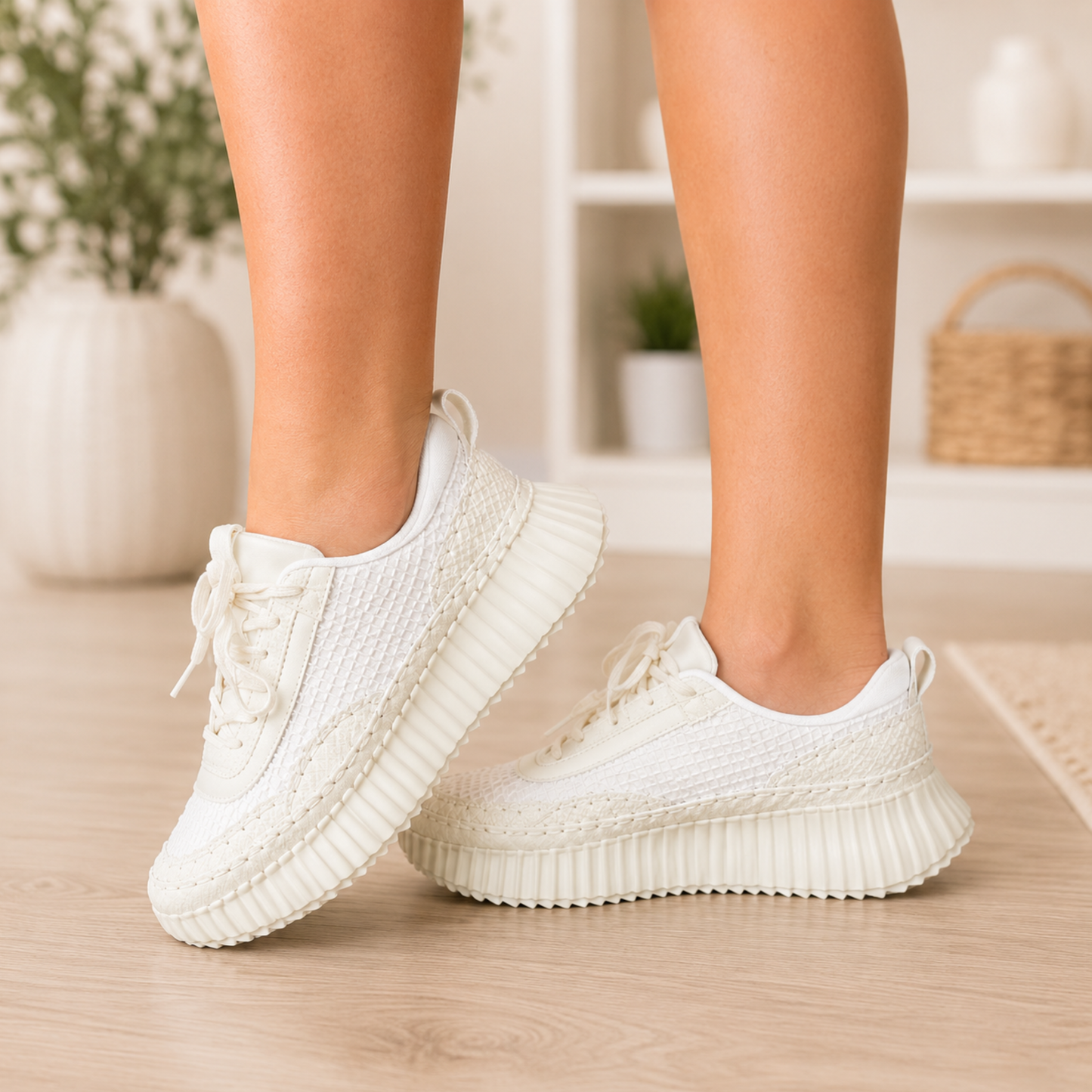 Corkys Adventure Tennis Shoe in White