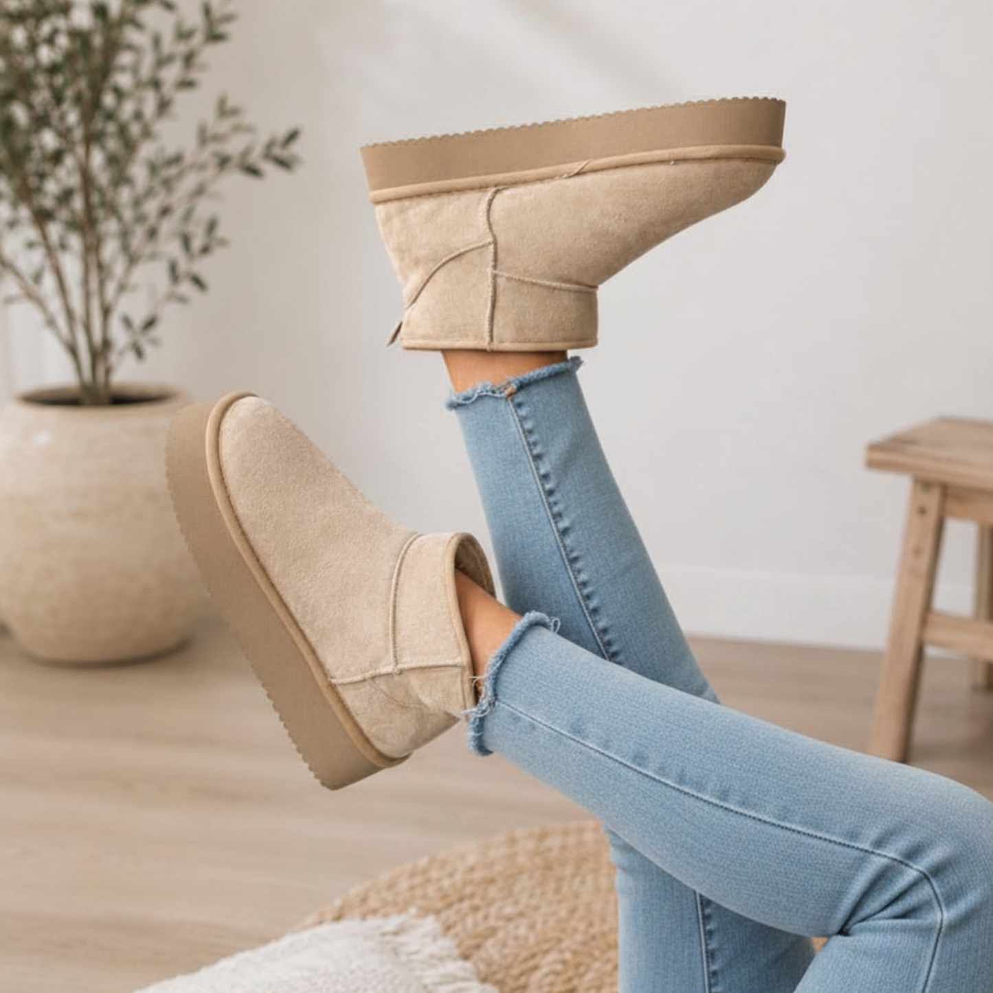 Corkys Room Service Camel Faux Suede Bootie - SV Boutique & Co.