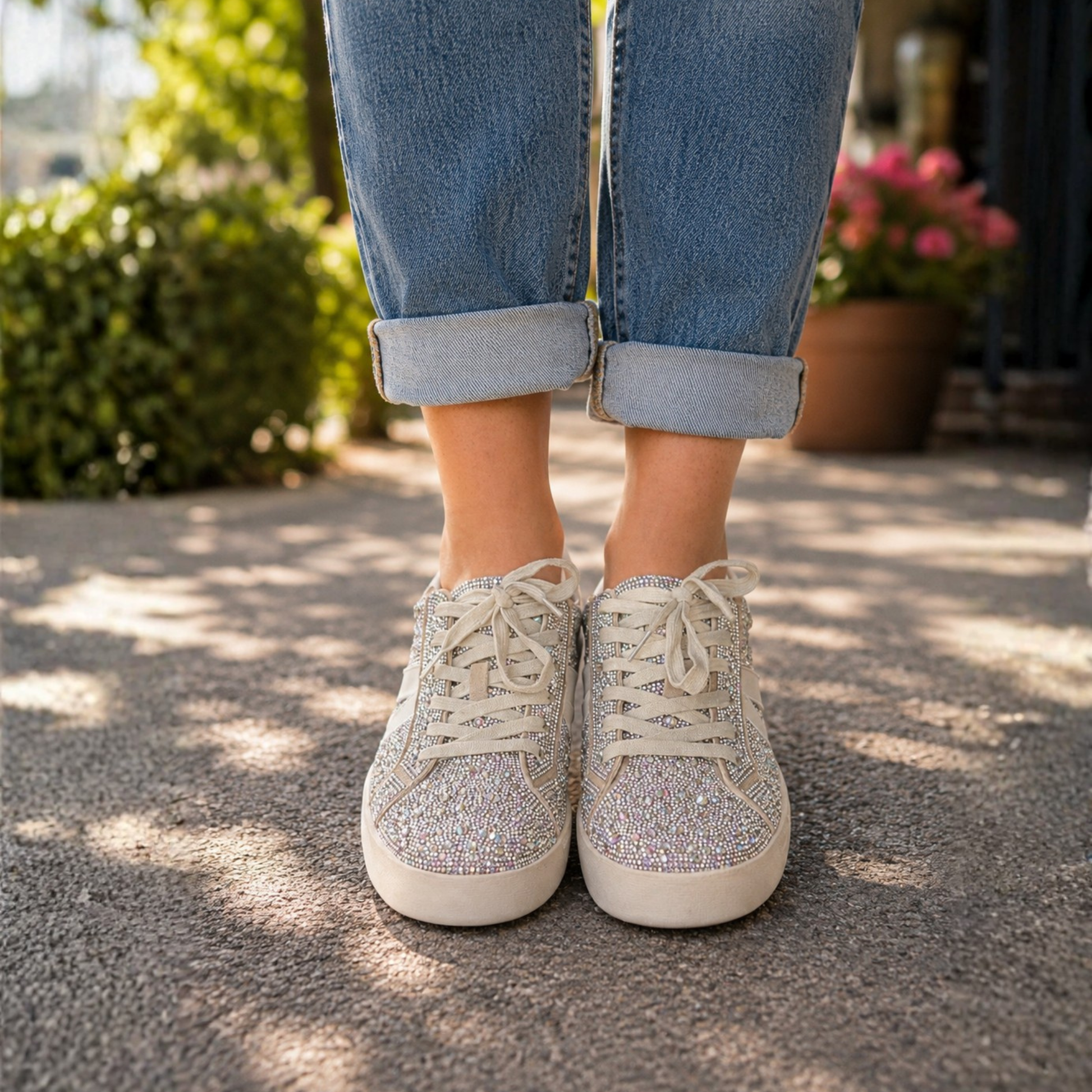 Corkys No Chaser Rhinestone Sneaker - SV Boutique & Co.