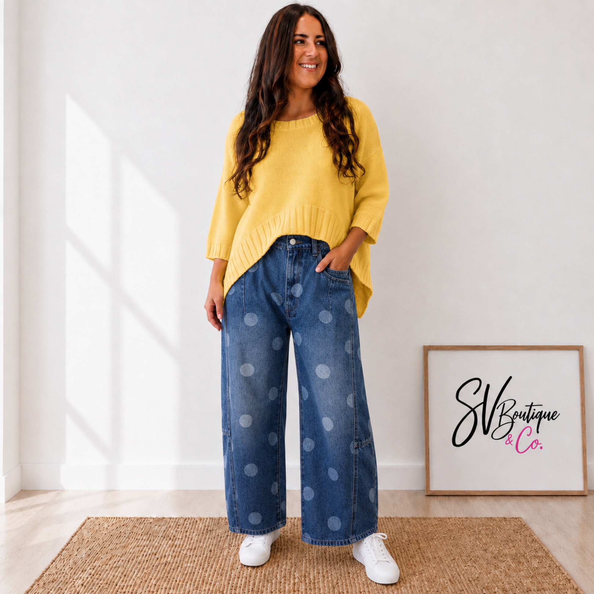 Spot Me If You Can Barrel Pants - SV Boutique & Co.