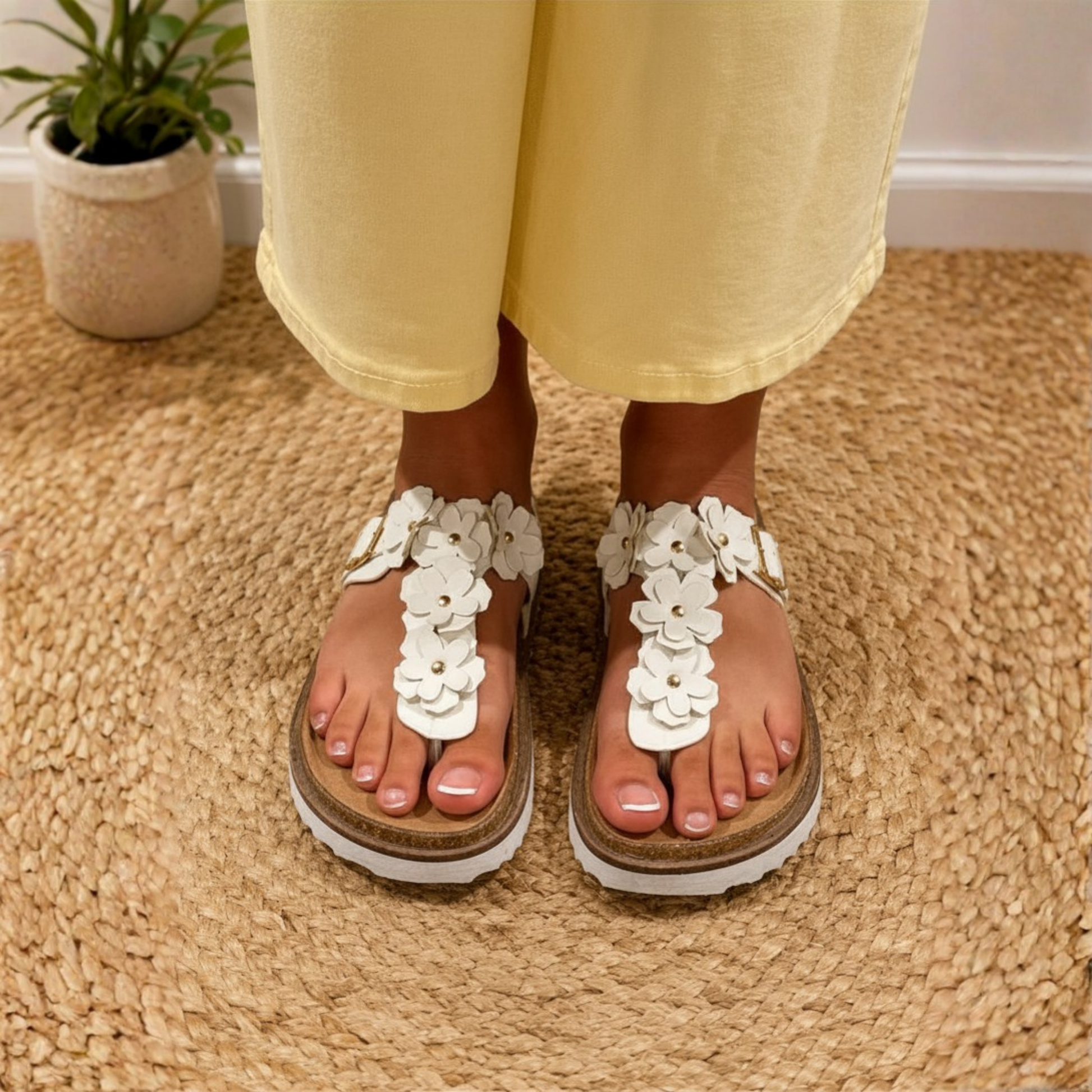 CORKYS BLESS HER HEART WHITE SANDAL - SV Boutique & Co.