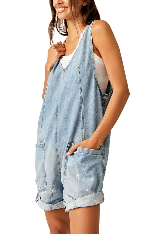 WE THE FREE PEOPLE HIGH ROLLER SHORTALL