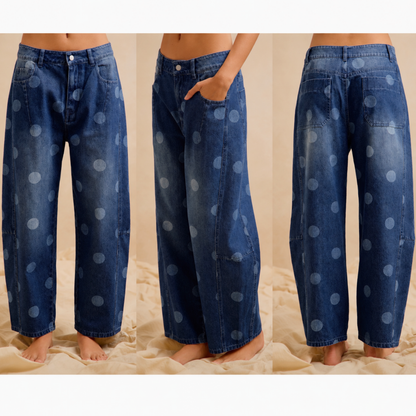 Spot Me If You Can Barrel Pants - SV Boutique & Co.