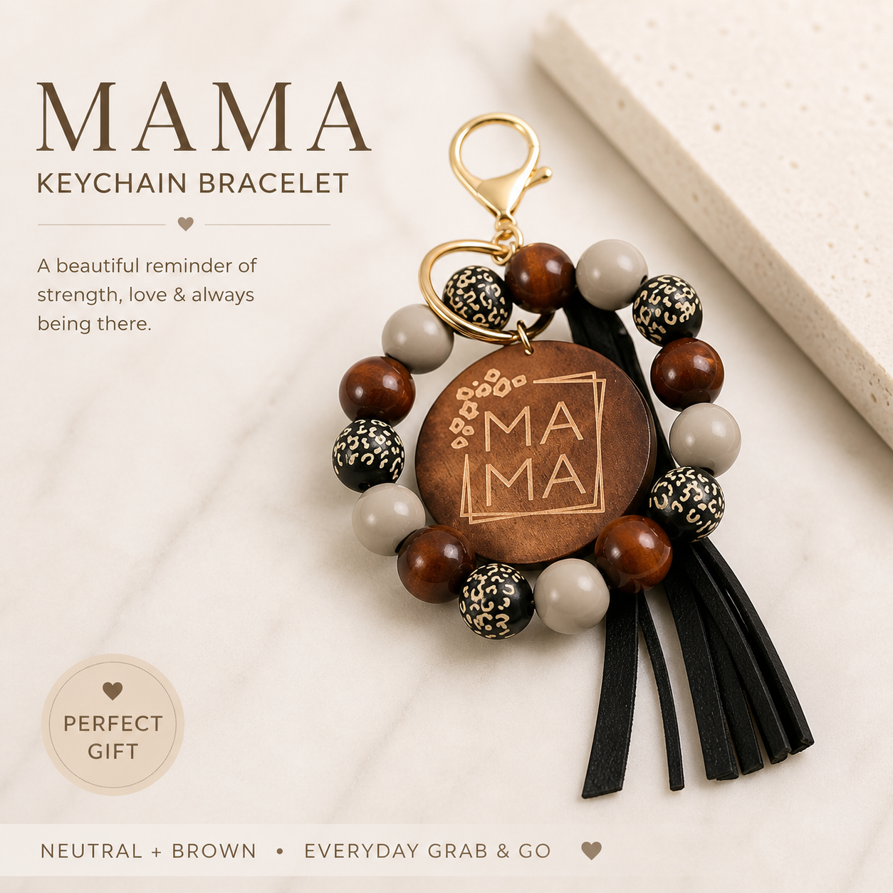 Mama Keychain Bracelet - SV Boutique & Co.
