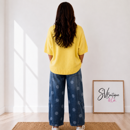 Spot Me If You Can Barrel Pants - SV Boutique & Co.