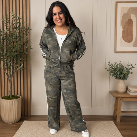 Camo Jacket & Pant Set - SV Boutique & Co.