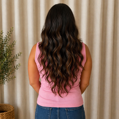 Pink Sleeveless Ribbed Turtleneck - SV Boutique & Co.